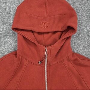 Lululemon Red Full Zip Scuba Jacket